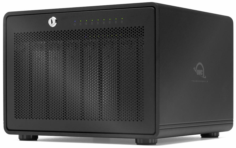 OWC ThunderBay 8 Eight-Bay 2.5/3.5-inch HDD Thunderbolt 3 External Storage with installed Drives and SoftRAID OWC ThunderBay 8 Eight-Bay 2.5/3.5-inch HDD Thunderbolt 3 External Storage with installed Drives and SoftRAID